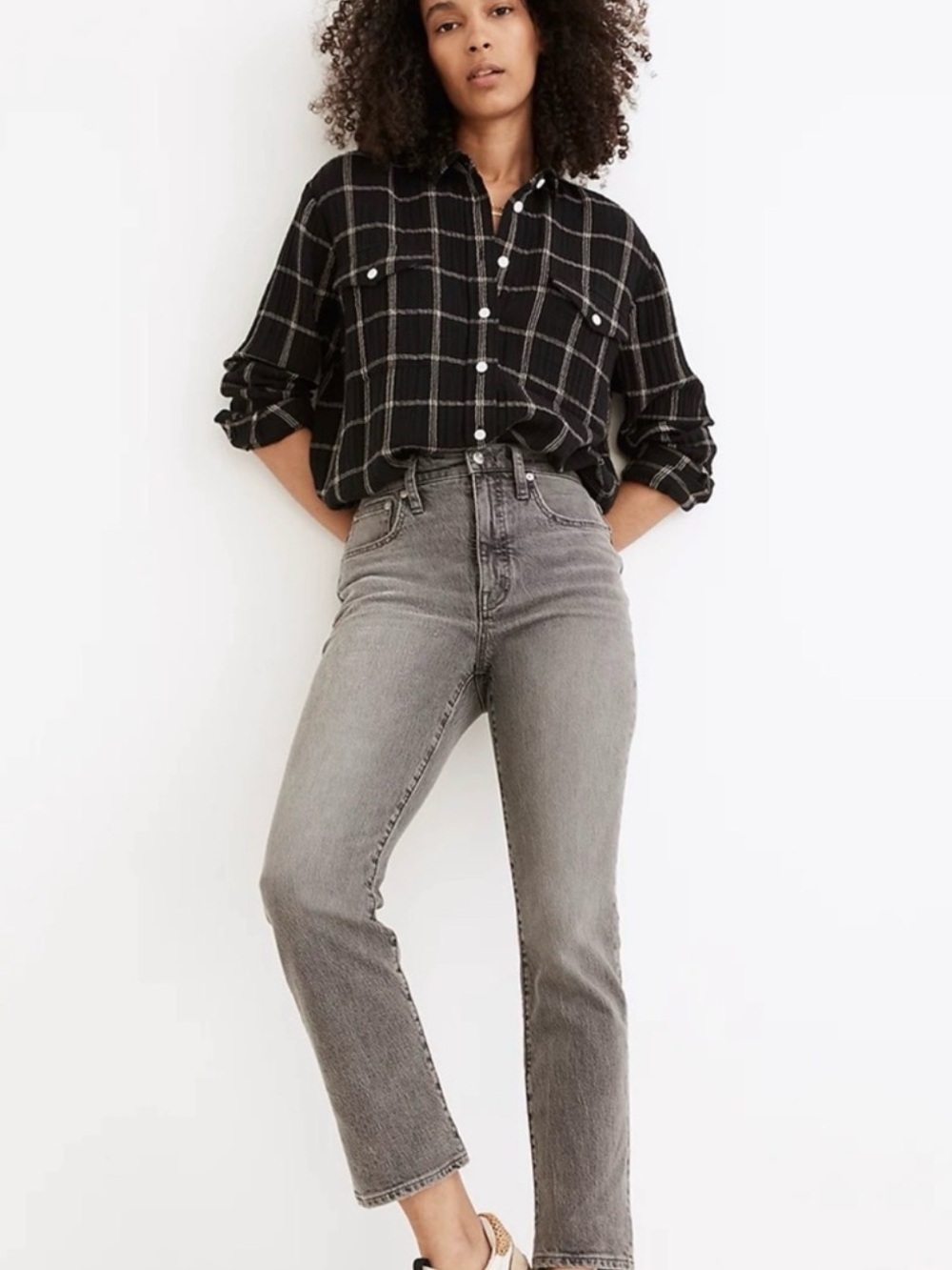 Madewell Slim Demi-Boot Jeans in Brookford Wash Size 26